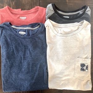 Old Navy soft washed tshirts - set of four - men’s medium